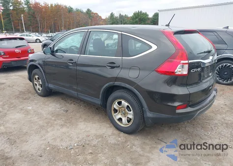 2015 Honda Cr-V Lx from USA, damaged, VIN 5J6RM4H33FL110088